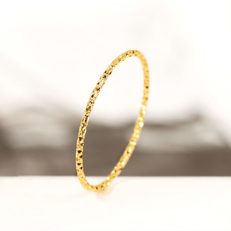 Initial Ring Custom - 1mm Thin Stackable Ring Stainless Steel