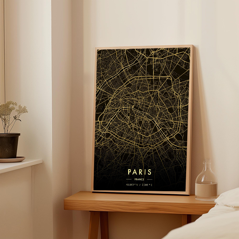 Custom Star Map - Nordic Paris London Lisbon Porto Amsterdam