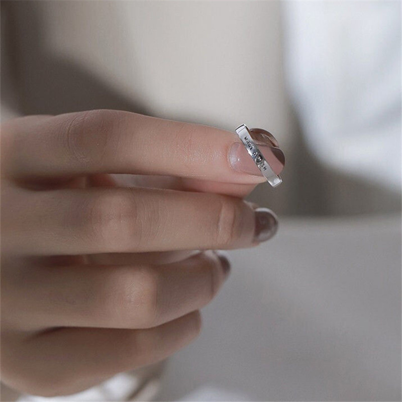 925 Sterling Silver Make A WIS - Initial Ring Custom ulasan dan harga