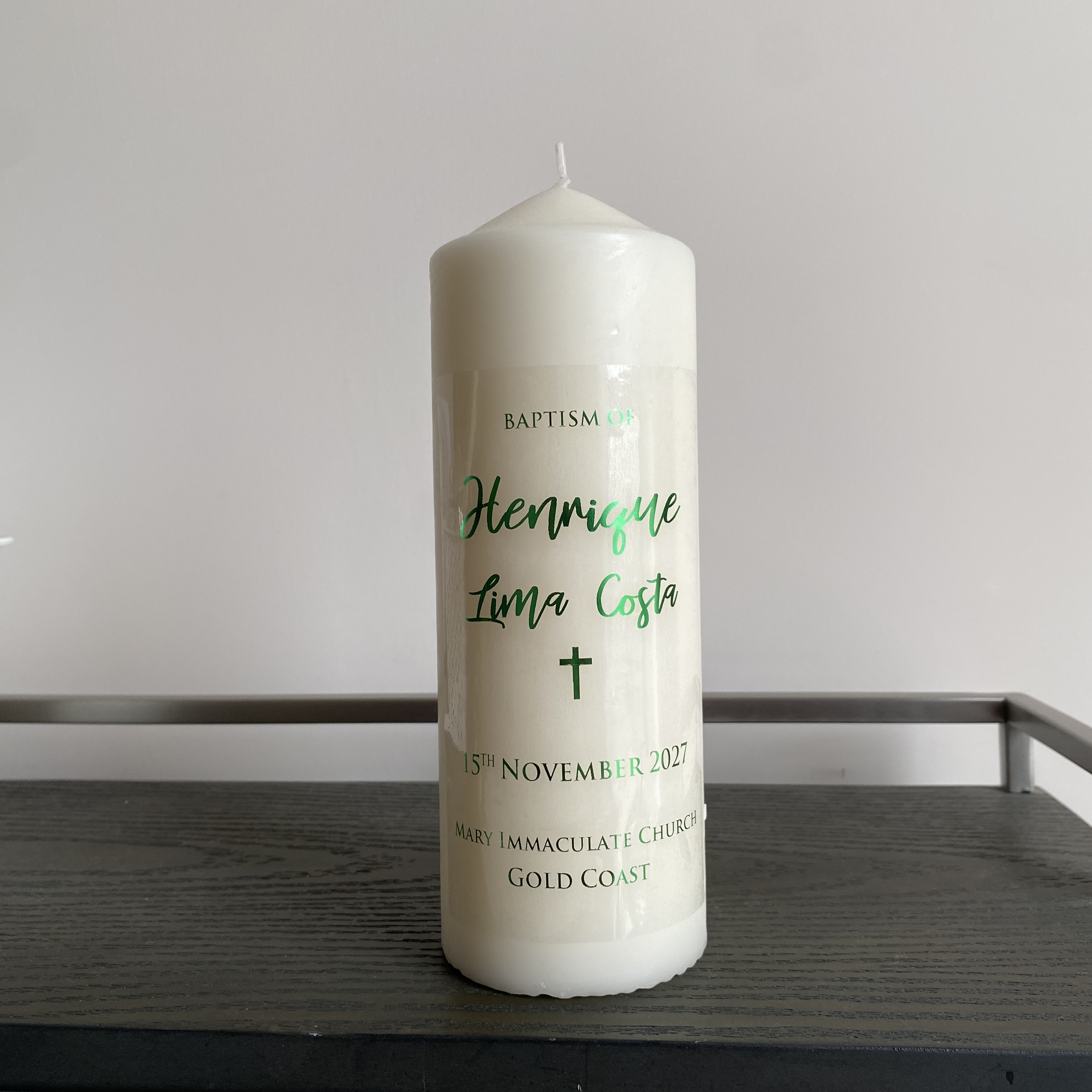 1 Personalized Wedding Candle  - Personalised Candle Label ulasan dan harga
