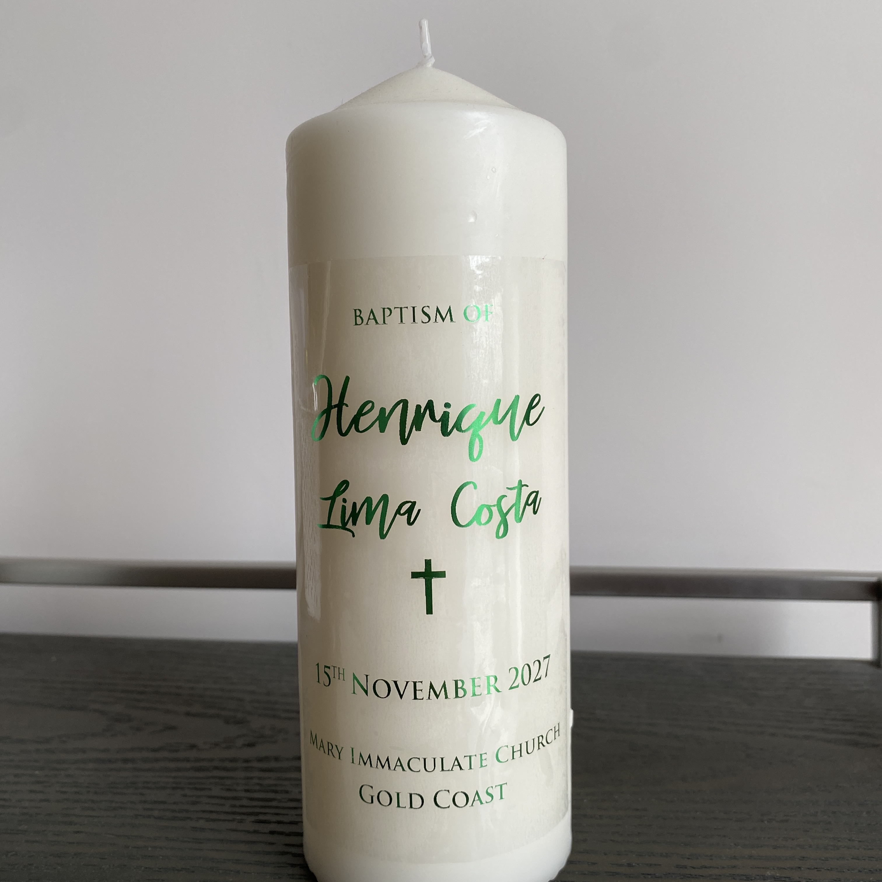 1 Personalized Wedding Candle  - Personalised Candle Label ulasan dan harga