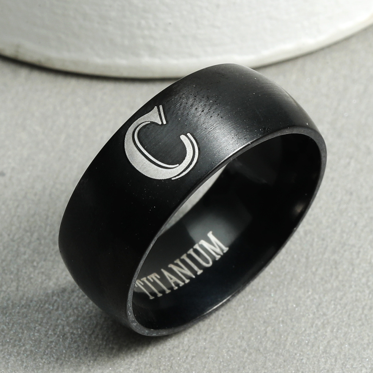 Personalised Initial Women Men - Initial Ring Custom ulasan dan harga