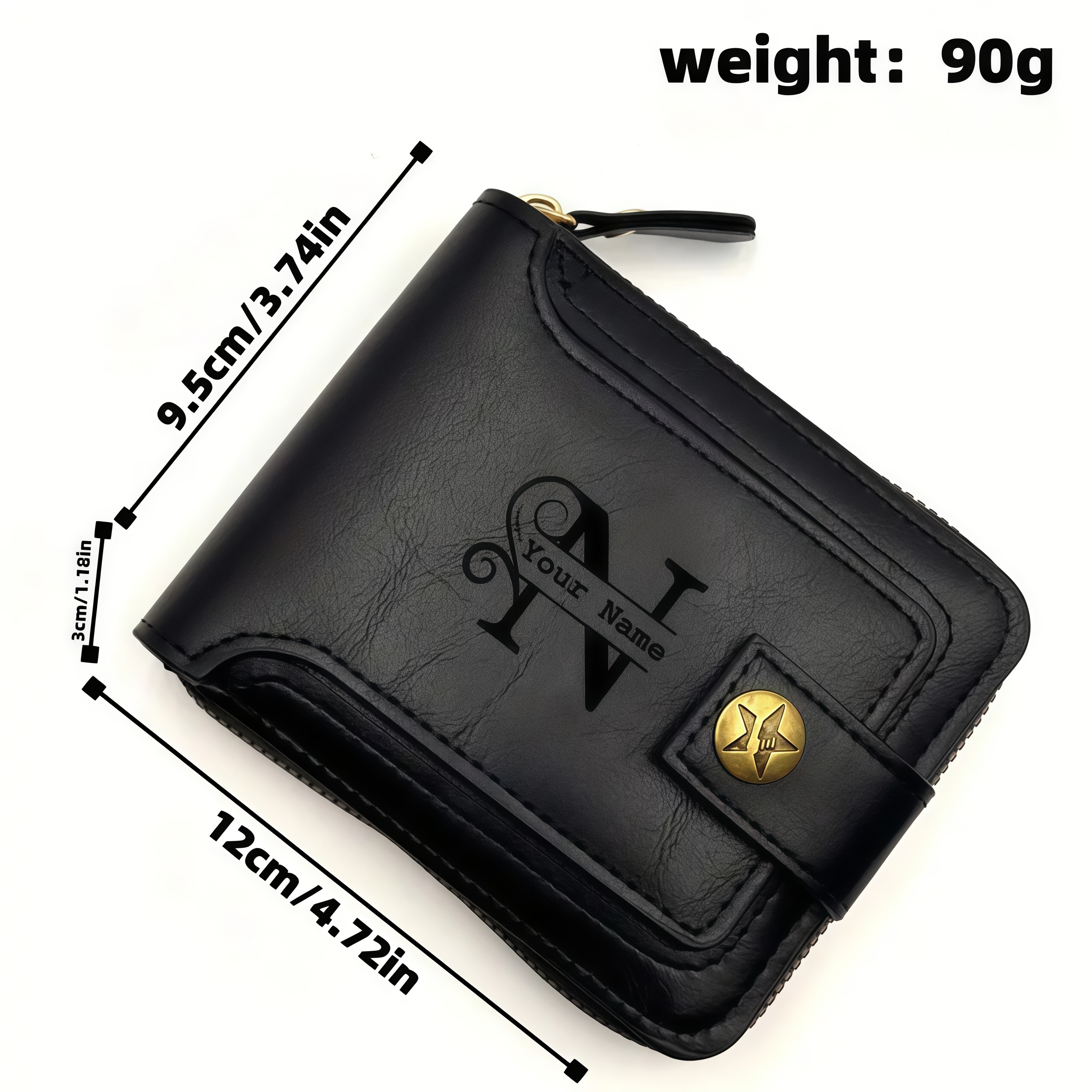 Men's Custom Wallet - Personal - Personalized Name Box ulasan dan harga