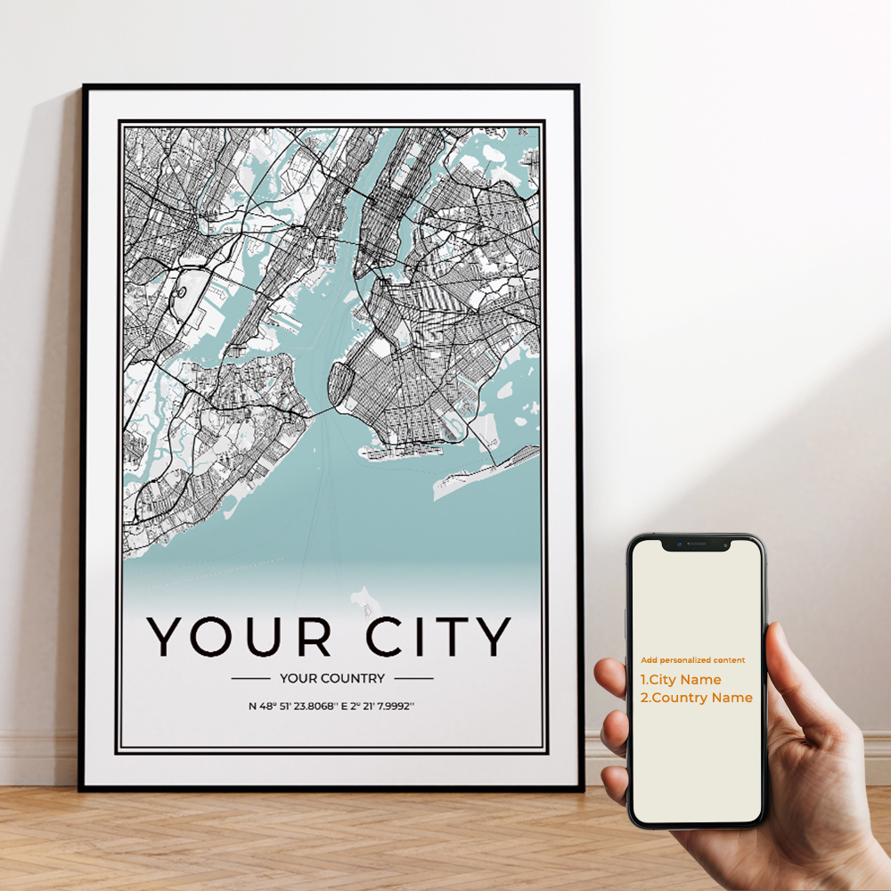 Custom Personalized City And C - Custom Star Map ulasan dan harga