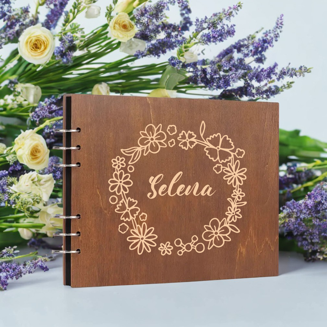 Personalized Wooden Photo Albu - Custom Photo Book ulasan dan harga
