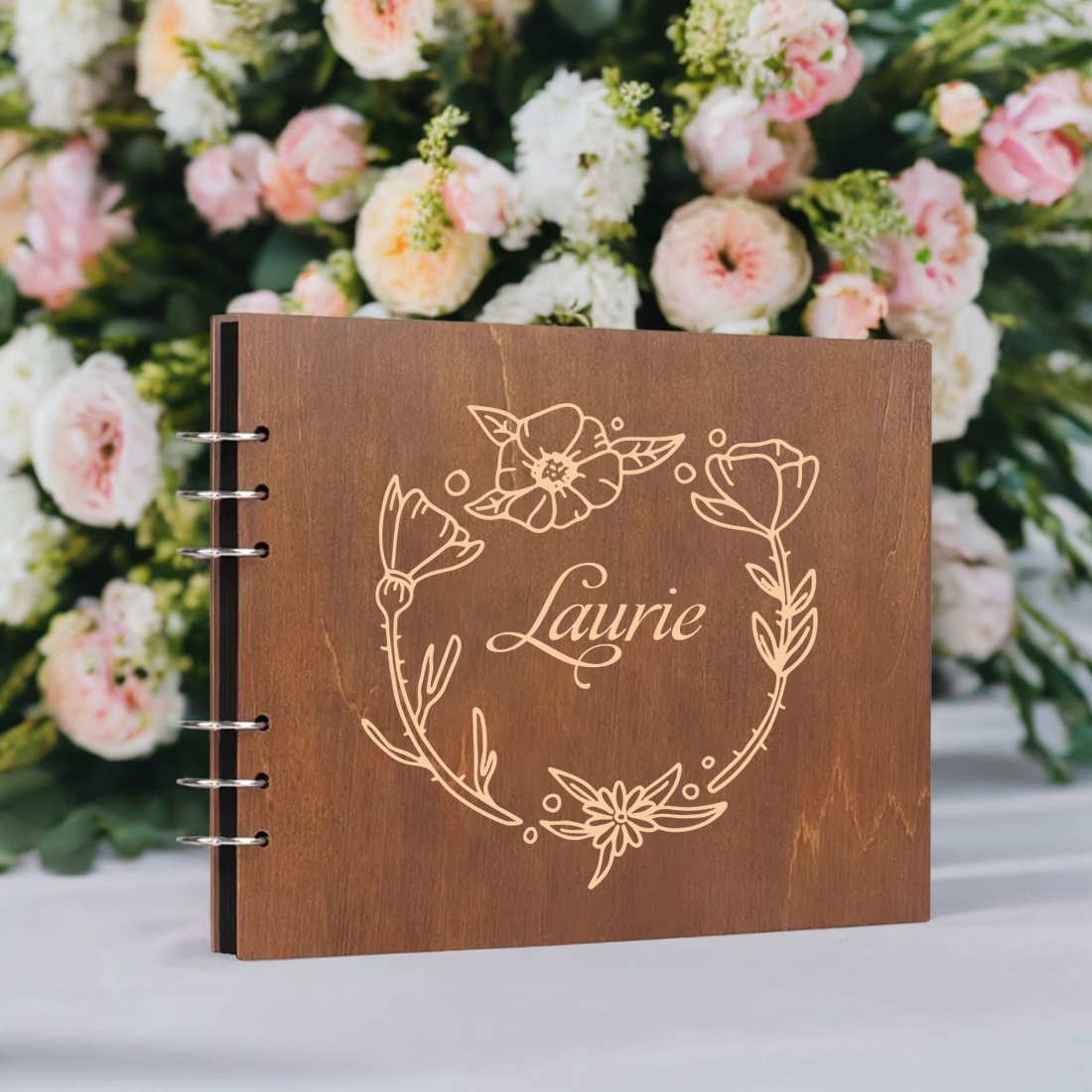 Personalized Wooden Photo Albu - Custom Photo Book ulasan dan harga