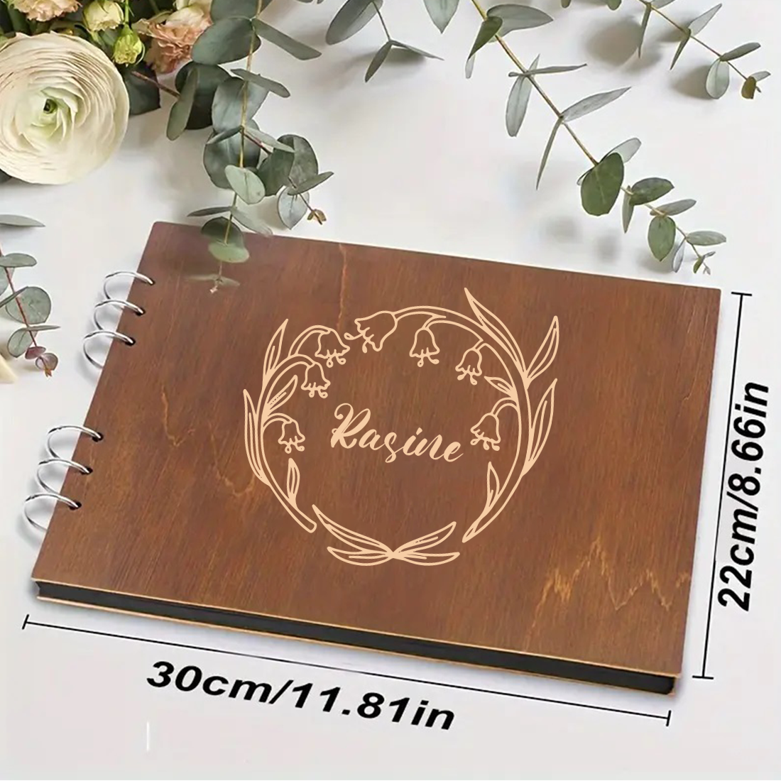 Personalized Wooden Photo Albu - Custom Photo Book ulasan dan harga