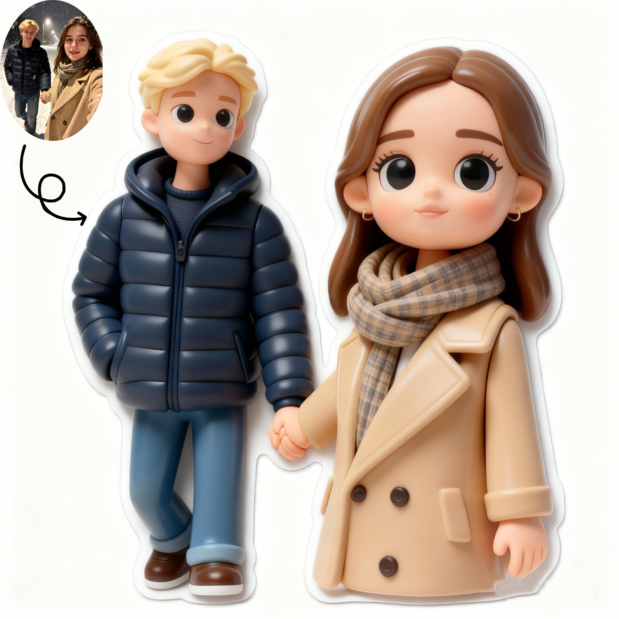 Personalized 3D Cartoon Charac - Custom Star Map ulasan dan harga