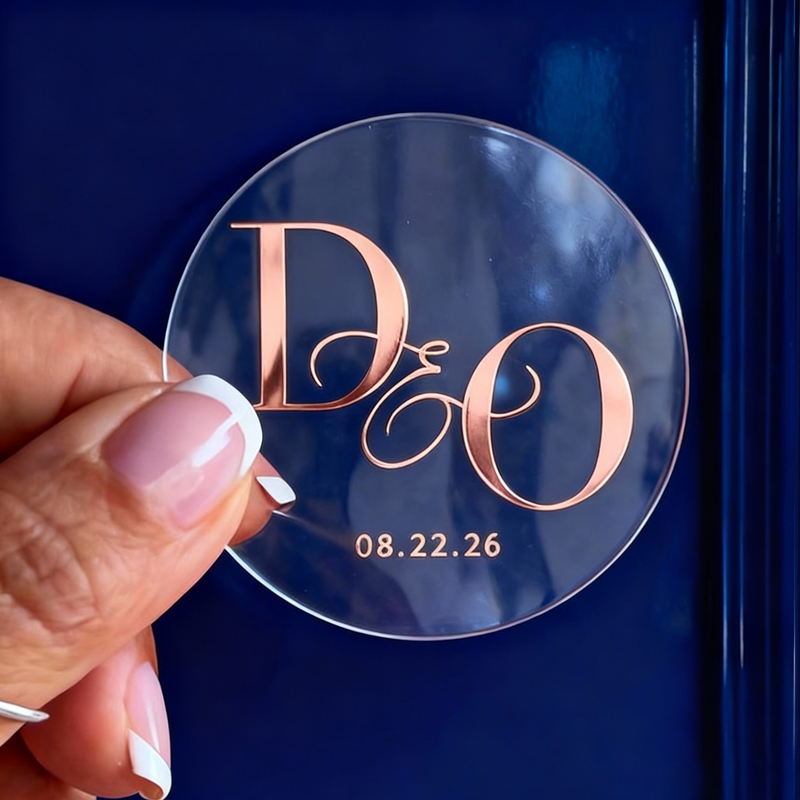 50 Personalized Wedding Sticke - Personalised Candle Label ulasan dan harga