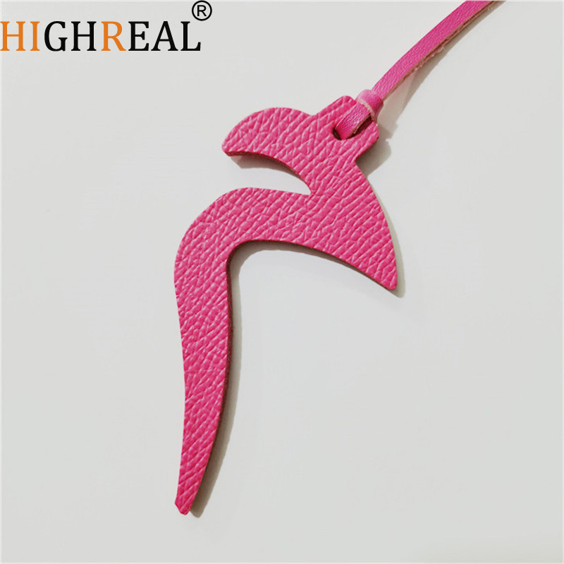 HIGHREAL Custom Made Luxury Ge - Monogram Keychain Leather ulasan dan harga
