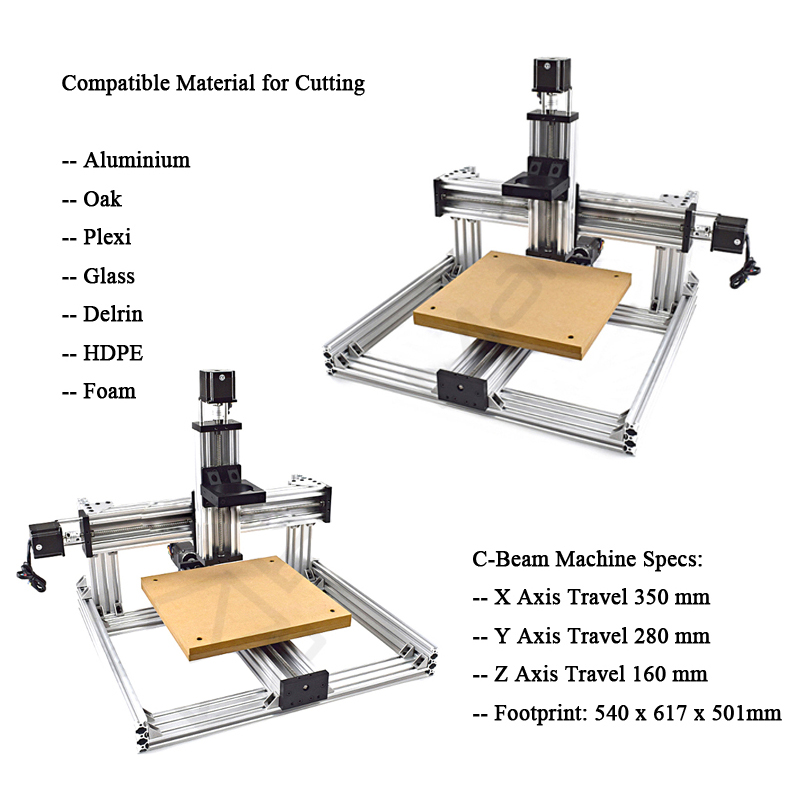 Openbuilds C-Beam 3-Axis CNC M - Engraved Wood Frame ulasan dan harga