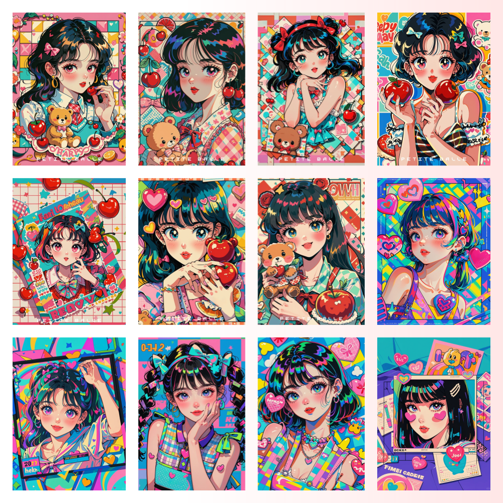 New 2024 Diamond Painting Neon - Photo Mosaic Print ulasan dan harga