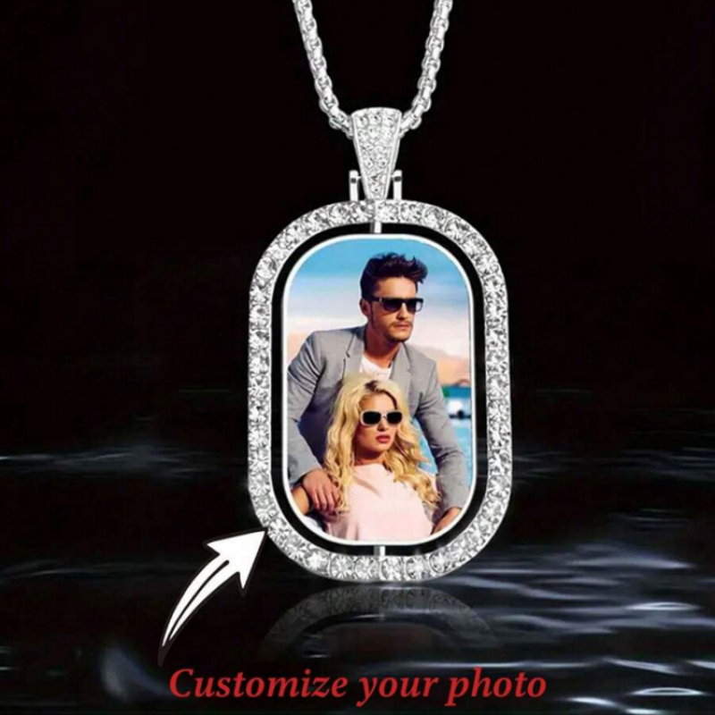 Custom photo pendant necklace, - Pet Portrait Custom ulasan dan harga