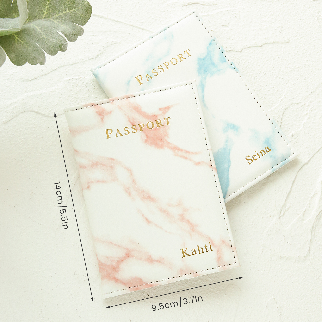 2PCS Custom Couple Passport Ho - Personalized Name Box ulasan dan harga