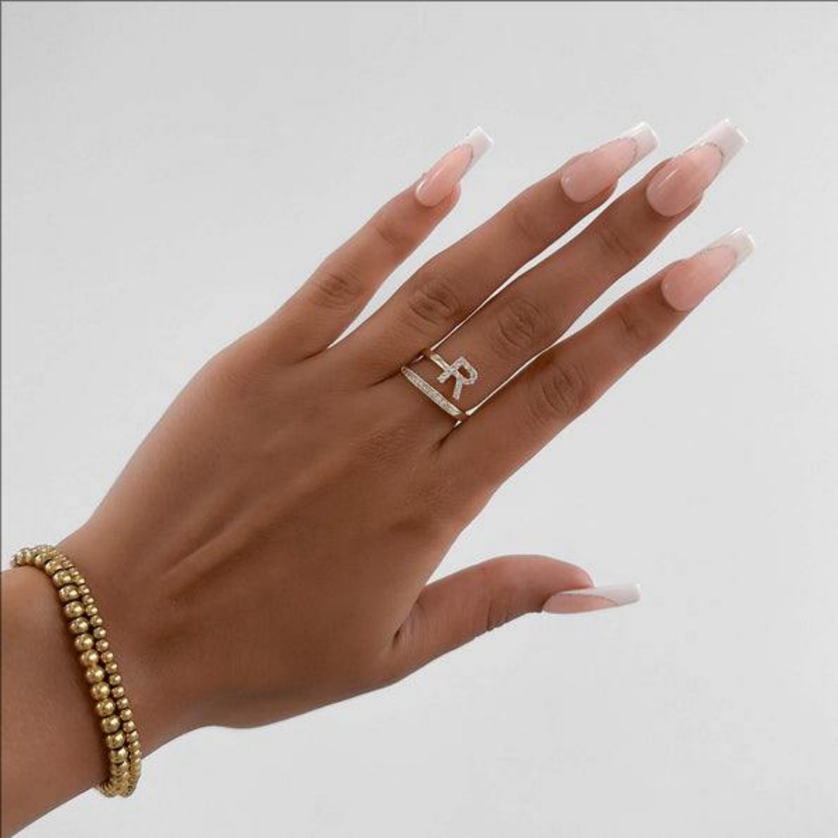 Custom Initial Ring Personaliz - Initial Ring Custom ulasan dan harga
