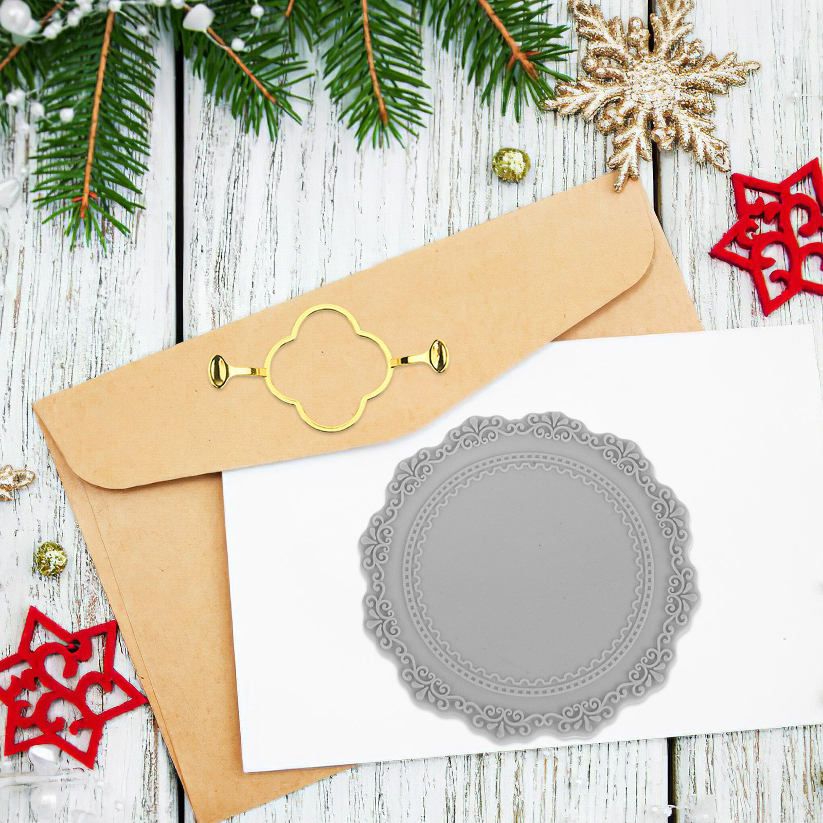 1Set Wax Seal Stamp Kit Metal  - Wax Seal Letter Kit ulasan dan harga