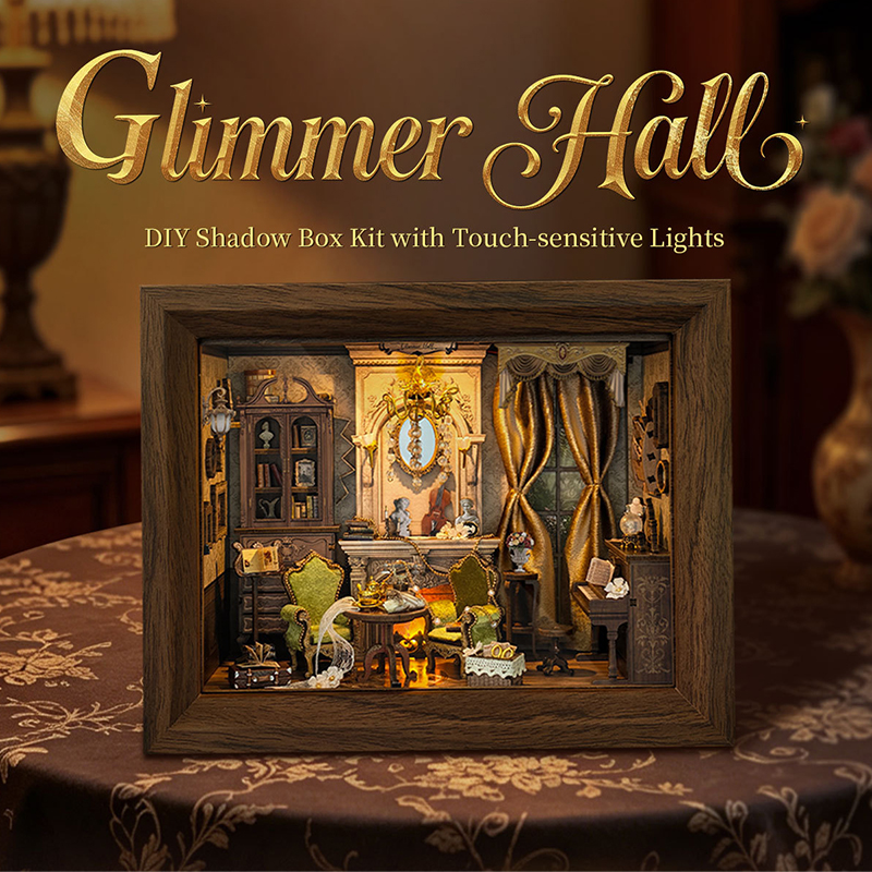 DIY Wooden Miniature Model Kit - Engraved Wood Frame ulasan dan harga