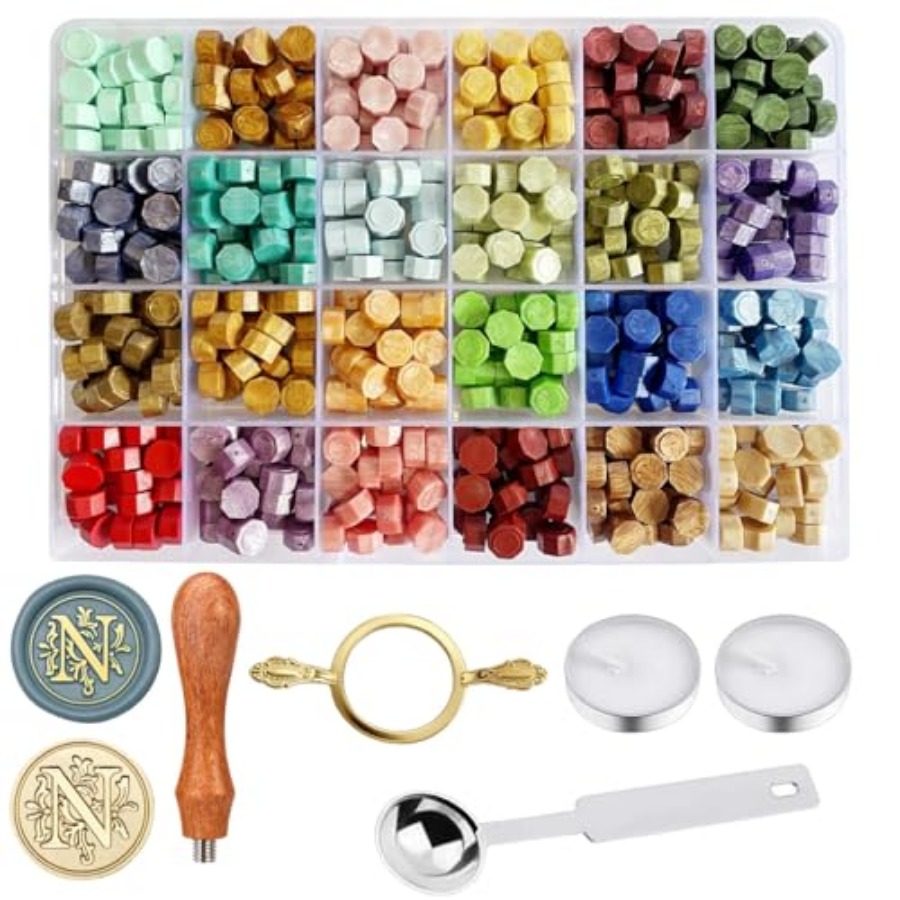 Wax Seal Stamp Kit - Sealing W - Wax Seal Letter Kit ulasan dan harga
