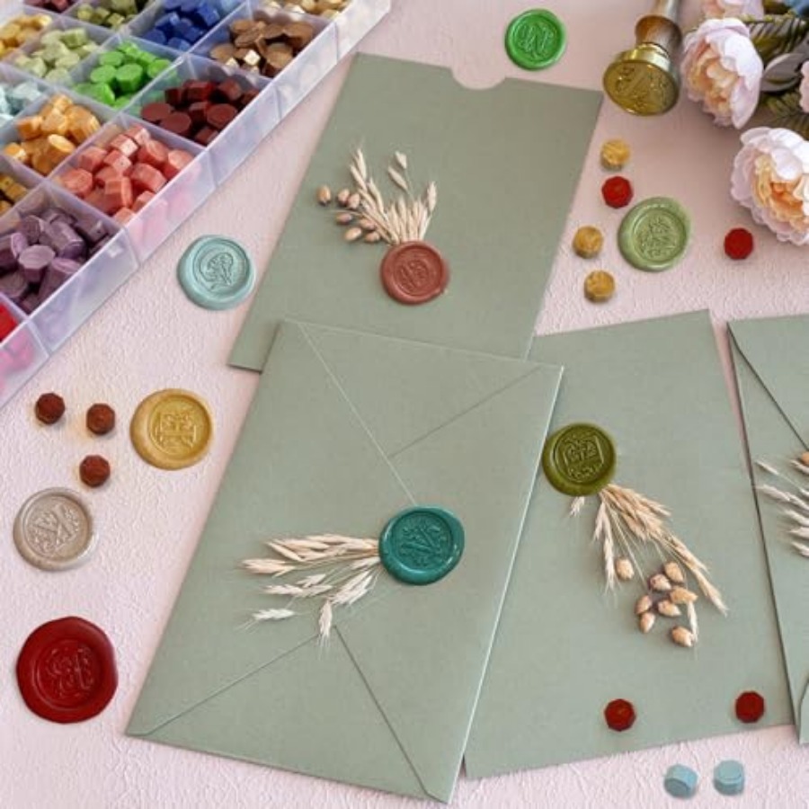 Wax Seal Stamp Kit - Sealing W - Wax Seal Letter Kit ulasan dan harga